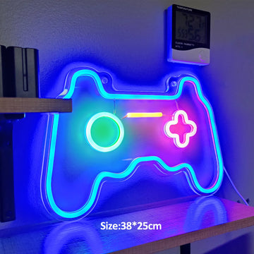 LED Game Neon Sign Gamepad Shape Game Zone